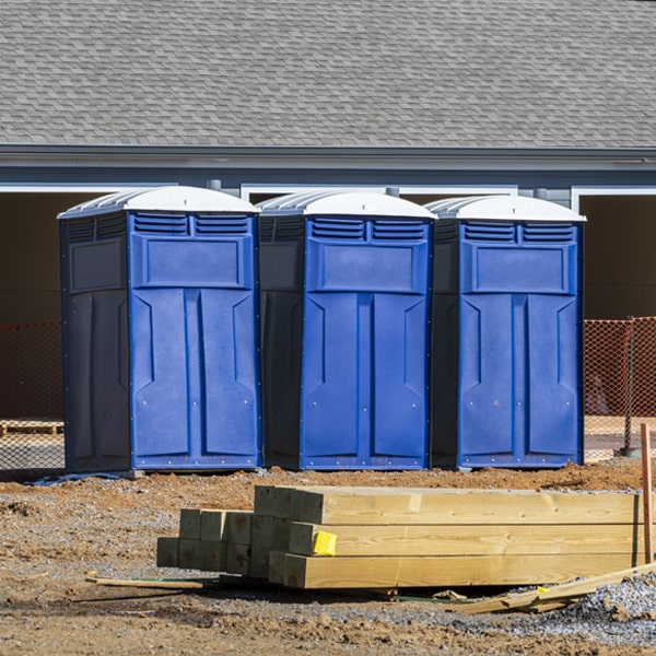 how often are the portable toilets cleaned and serviced during a rental period in Benson AZ